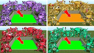 KICKING ALL AMETHYST RUBY EMERALD and GOLDEN GARTEN OF BANBAN VS TOXIC and LAVA HOLE  Garrys Mod [upl. by Liagaba]