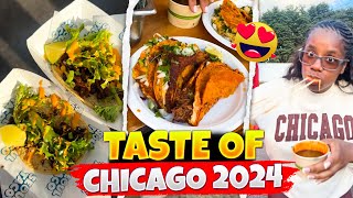 TASTE OF CHICAGO 2024  GRANT PARK  CHICAGO FOOD [upl. by Ymmik]