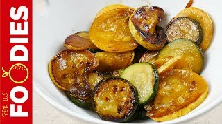 Sauteed Squash and Zucchini Recipe  Delicious [upl. by Nnyleitak178]