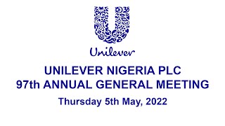 UNILEVER 97TH ANNUAL GENERAL MEETING [upl. by Myrtie772]