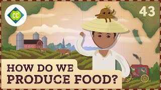 How Do We Produce Food Crash Course Geography 43 [upl. by Eelannej708]