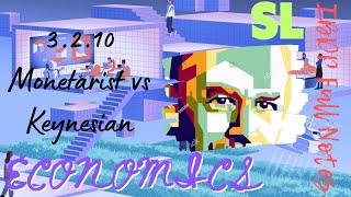 IBDP Economics 3210 Monetarist vs Keynesian SL Full Notes [upl. by Fara528]