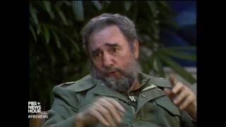 In 1985 interview Castro spoke of fearing US invasion [upl. by Helaina]