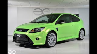 Mk2 Ford Focus RS Walkaround  5K Miles  Full History  Original  Ultimate Green  SOLD [upl. by Aicilif]