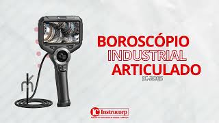 Boroscópio Industrial Articulado IC3005  INSTRUCORP [upl. by Nireil]