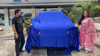 Finally taking the delivery of our New Brezza Facelift 2022  Tushar Kaushik [upl. by Hattie975]