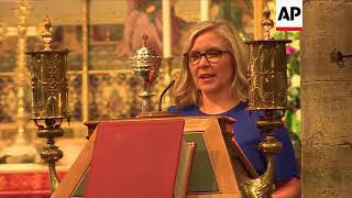 Stephen Hawkings ashes buried in Westminster Abbey [upl. by Asaeret733]