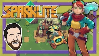 MOONLIGHTER meets ICONOCLASTS  Lets Play Sparklite  PART 1  Graeme Games  PC Gameplay [upl. by Aracaj]