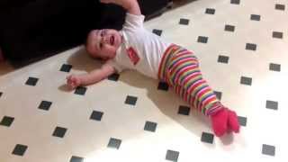 Sawyer crawling at 14months with spastic diplegia cerebral palsy [upl. by Dric]