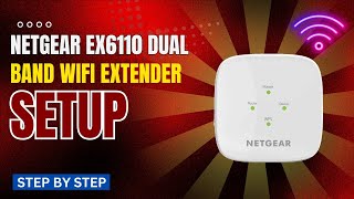 NETGEAR EX6110 Dual Band WiFi Extender Setup [upl. by Donadee]