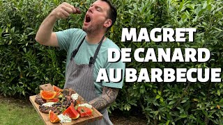 RECETTE DE NORBERT  MAGRET DE CANARD AU BARBECUE [upl. by Dianuj555]