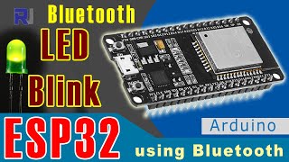 Turn ON and OFF LED using mobile App using Bluetooth on ESP32 board [upl. by Seka]