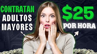 6 trabajos REMOTOS para MAYORES de 50 con ALTOS INGRESOS [upl. by Romilda860]