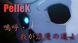 【中日歌詞】骸骨騎士大人異世界冒險中 OP 「嗚呼、我が浪漫の道よ」『 啊、吾的浪漫道 』 By PelleK Full Opening《純粹中翻》 [upl. by Jessee]