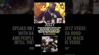 Jeezy Speaks On Dem Boyz Verse And People Calling Wack Intill They Heard His Verse [upl. by Elletsyrc533]