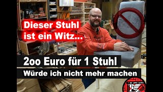 200 Euro Pro Stuhl und dann so eine Schei Qualität  Lohnt sich eine Reparatur [upl. by Hamid]