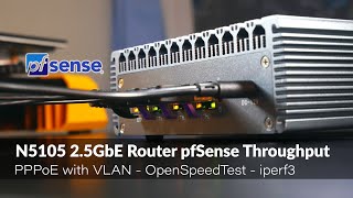 N5105 25GbE Router PC  pfSense Throughput amp Power Consumption [upl. by Enitsed]