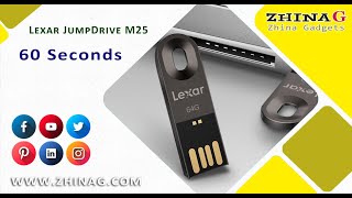 Lexar JumpDrive M25 In 60 Seconds By Zhina Gadgets [upl. by Pizor]