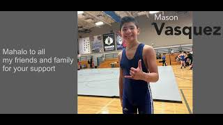 Wrestling Mason Vasquez 6th grade John Sedgwick Middle School 2023 6th match [upl. by Leavitt]