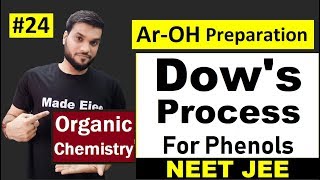 Phenol Preparation  Dows ProcessIndustrial Method  with Mechanism  L24  NEET JEE AIIMS [upl. by Barna982]