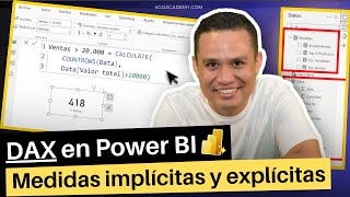 DAX en Power BI medidas implícitas y explícitas📈 [upl. by Neela274]