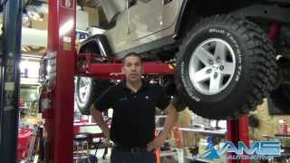 Jeep Wrangler Rubicon Clutch and Flywheel Installation  AMS Automotive [upl. by Orrocos]