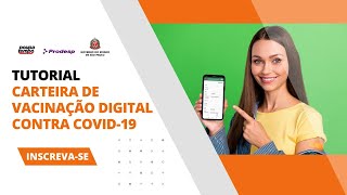 Tutorial  Carteira de Vacinação Digital contra COVID19 [upl. by Broeder]