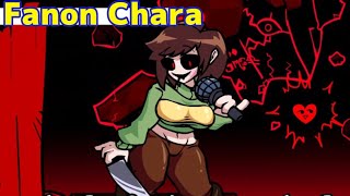 Friday Night Funkin VS Fanon Chara  Yet Another VS Chara Mod Undertale FNF ModHard [upl. by Macnamara]