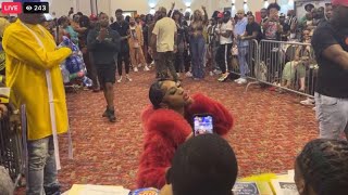 BIGO TEA  JAYBIEZ AT THE NORTH CAROLINA BALL AN FIGHT BREAKS OUT [upl. by Onaicnop]