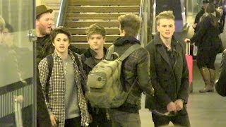 THE VAMPS arriving in Paris ESCORTED by bodyguards [upl. by Corny919]