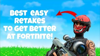 Best easy fortnite retakes to get better [upl. by Rattray]