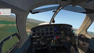 X plane JF Arrow p28R ETL alarm on hard landings [upl. by Minda]