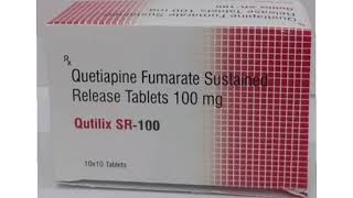 Qutilix SR 100 Tablets Quetiapine Fumarate Sustained Release Tablets 100 mg [upl. by Uis]