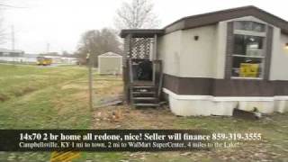 all redone nice Owner will finance Rent to own house Affordable Mobile home for sale in Kentucky [upl. by Naiditch722]