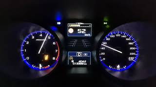 2020 Subaru Outback 25i S Lineartronic acceleration 0  163 kmh [upl. by Adiv]