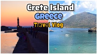 Exploring Crete Island Travel Vlog From Greeces Greek Islands Heraklion Beaches  crete greece [upl. by Rondi229]