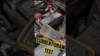 PARASITIC DRAW TESTING shorts auto mechanic [upl. by Neelak]