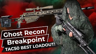 TAC50 Best Loadout  The Best Sniper Rifle in Ghost Recon Breakpoint [upl. by Sandry]