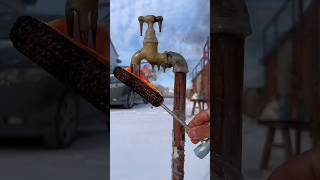 How to melt frozen taps in cold countries shortsvideo [upl. by Tam979]