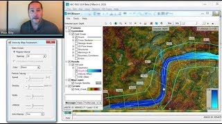 HECRAS Basics Part 2 of 8 Creating a 1D geometry file in RAS Mapper [upl. by Aissak]