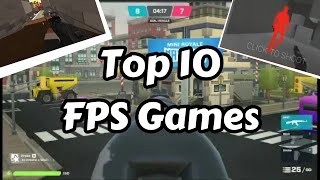 Top 10 FPS Web Games You Can Play on a School Chromebook  rustynail23 [upl. by Daphie681]