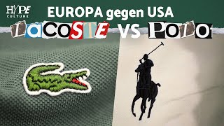 LACOSTE vs POLO  HYPECULTURE [upl. by Ennahtebazile]