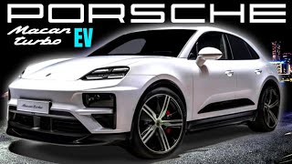 2024 Porsche Macan Turbo EV Revealed With 630HP [upl. by Caneghem]