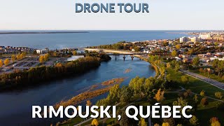 ⚜️🛩️Rimouski Quebec 4K Drone Tour Aerial Elegance with DJI Mini2  Explore the St Lawrence Beauty [upl. by Hitt]