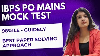 From 75 ➡️ 98ile IBPS PO MAINS MOCK TEST 2024  Bank Exams 2024  IBPS  SBI [upl. by Vine]