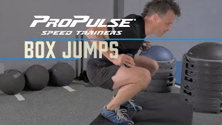 Training with ProPulse® Speed Trainers Box Jumps [upl. by Naol]