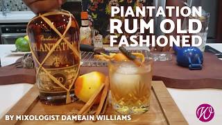 Plantation Rum Old Fashioned Cocktail [upl. by Yentterb]