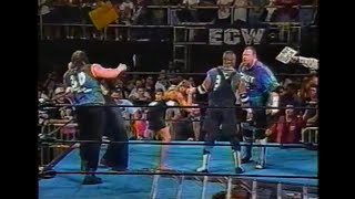 ECW Beulah McGillicutty gets her neck Broken 1998 [upl. by Gilliette]