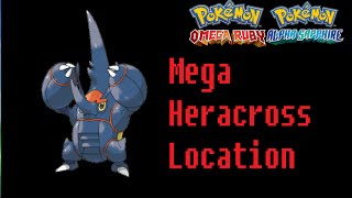 Where To Find Heracronite Mega Heracross Pokemon Omega Ruby Alpha Sapphire Location [upl. by Ielhsa]