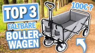 Die besten FALTBAREN BOLLERWAGEN Vergleich  Top 3 Bollerwagen 2024 [upl. by Anahsek]